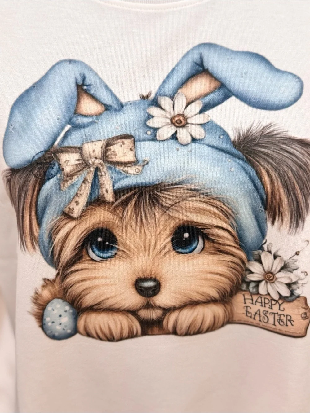 Cute Puppy Graphic Cotton Tee